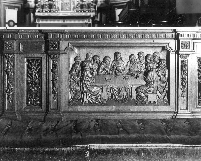 banc de communion / Kerk O.L.Vrouw van Sint-Leodegarius[Bornem]