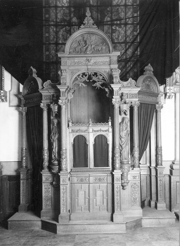 confessionnal / Kerk O.L.Vrouw van Sint-Leodegarius[Bornem]