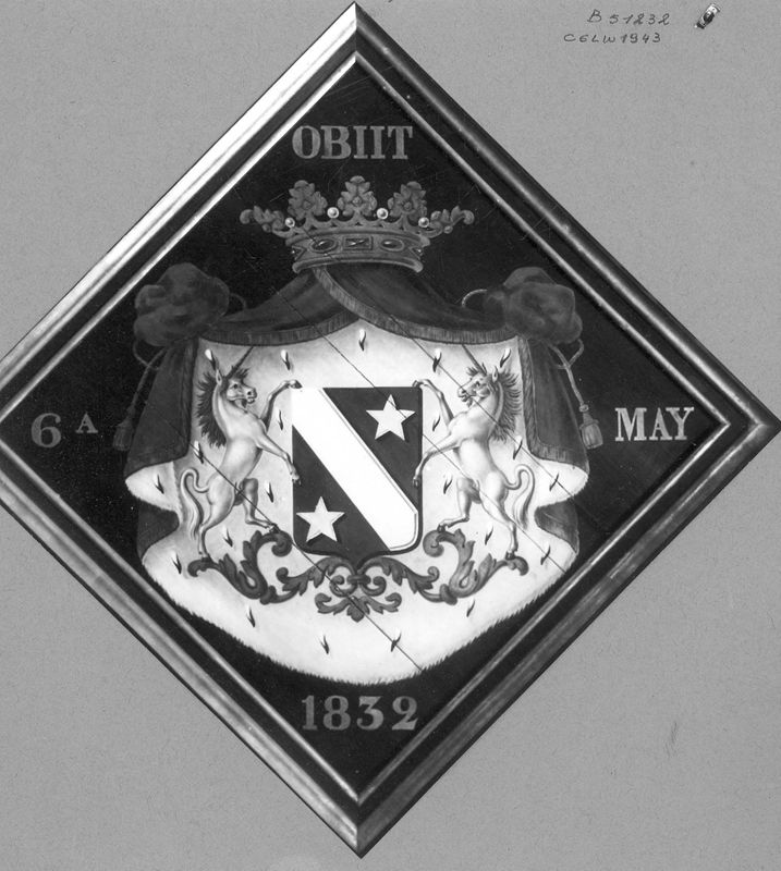 panneau d'armes / Kerk O.L.Vrouw van Sint-Leodegarius[Bornem]