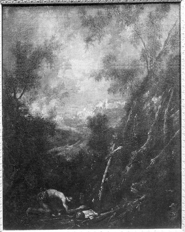 De H. Hiëronymus in een landschap