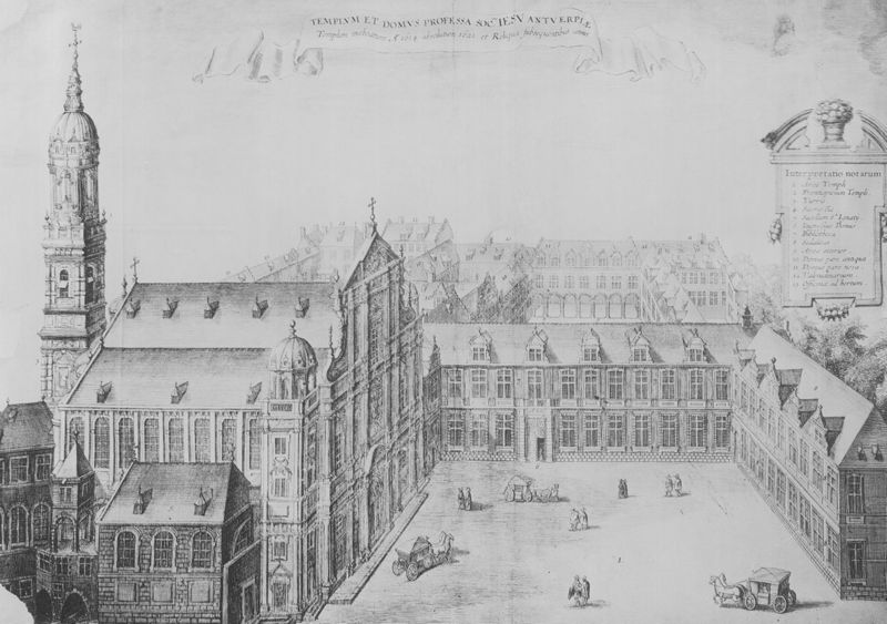 Le couvent des Jésuites et l'église Saint-Charles Borromée à Anvers