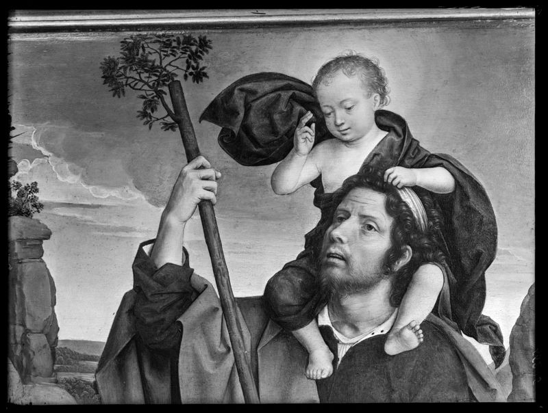 Moreel-triptiek
Triptiek met de H. Christophorus