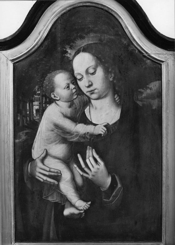 Triptiek met Madonna en Kind