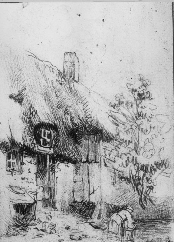 Binnenplaats van een hoeve