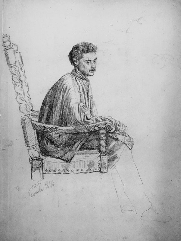 Zittende man