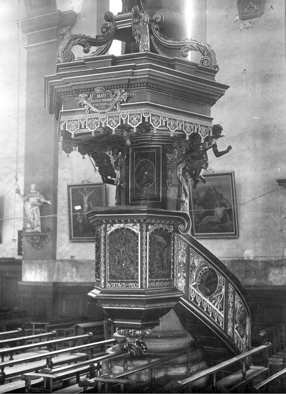chaire de vérité / Eglise Saint-Nicolas[Liège]