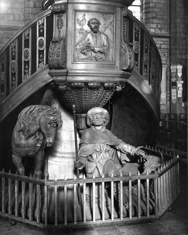 chaire de vérité / Église Saints-Pierre-et-Guidon[Anderlecht]