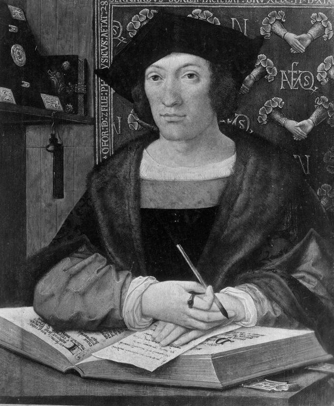 Portret van geneesheer Joris Van Zelle (1491-1567)