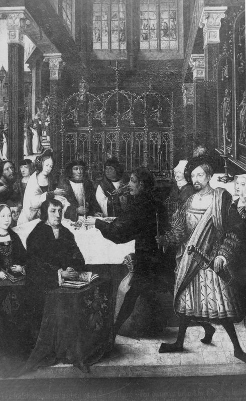 Devotie tot de H. Rumoldus
Legende H. Rumoldus (paneel 25)