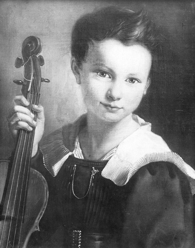 Le violoniste Henri Vieuxtemps, enfant