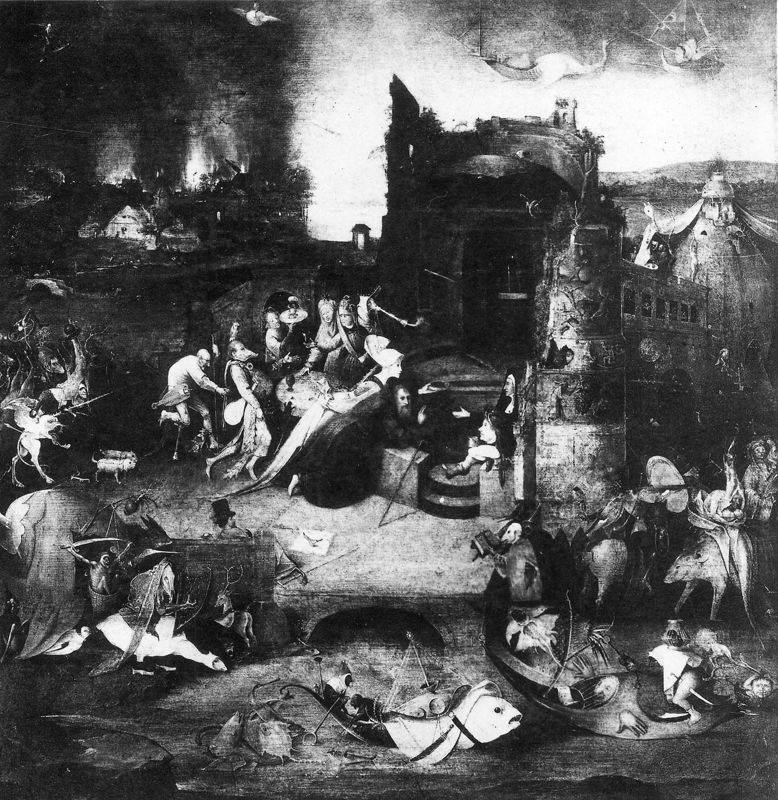 Triptiek met de Bekoring van de Heilige Antonius
