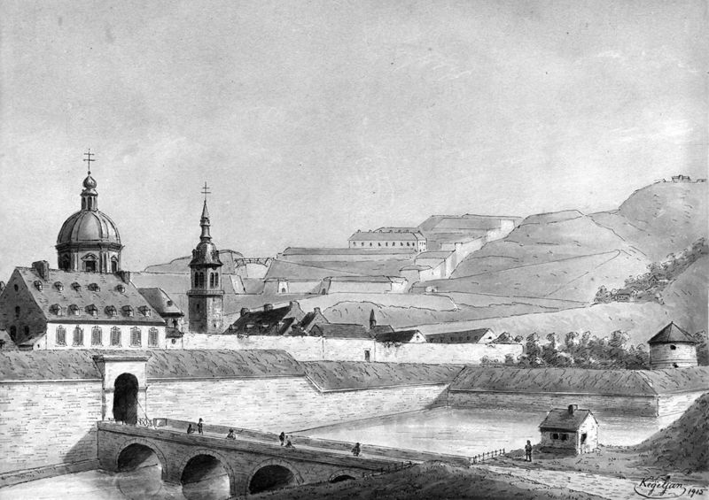 Une vue panoramique de  Namur