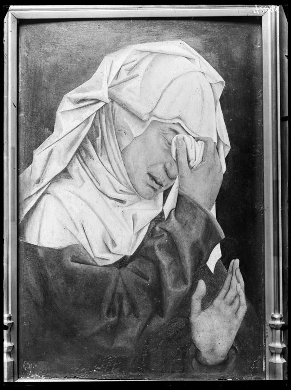 Treurende vrouw