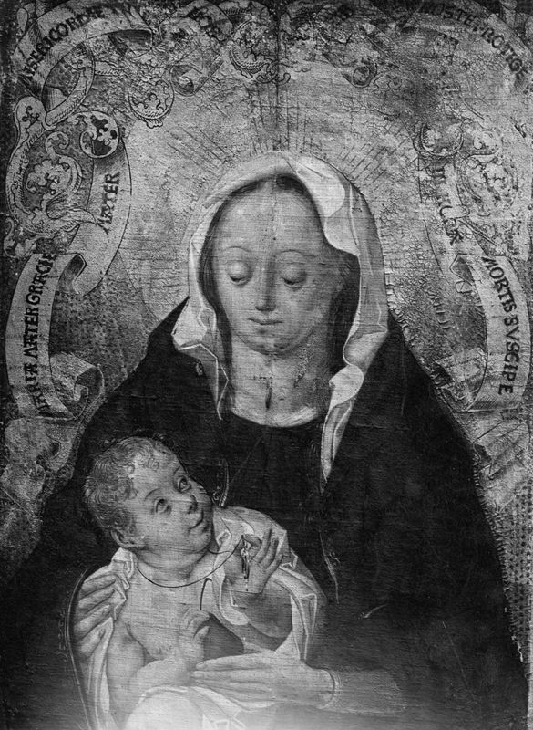 Vierge à l'Enfant à la poire