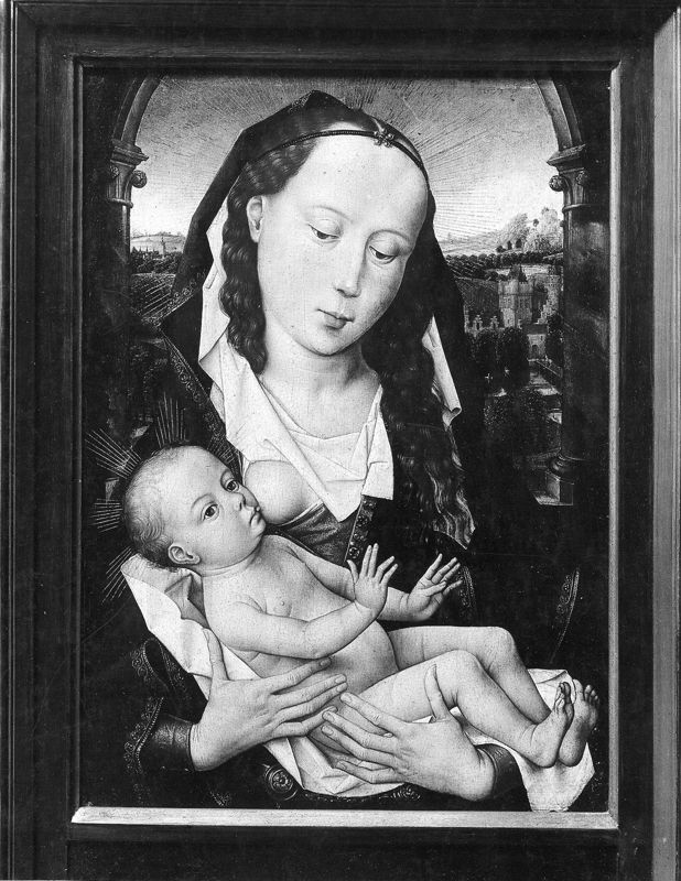 Vierge allaitant l'Enfant