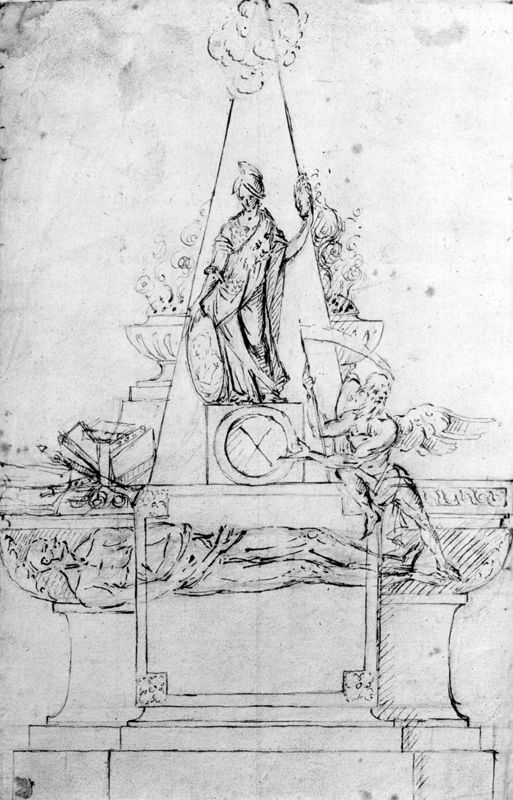 van een grafmonument