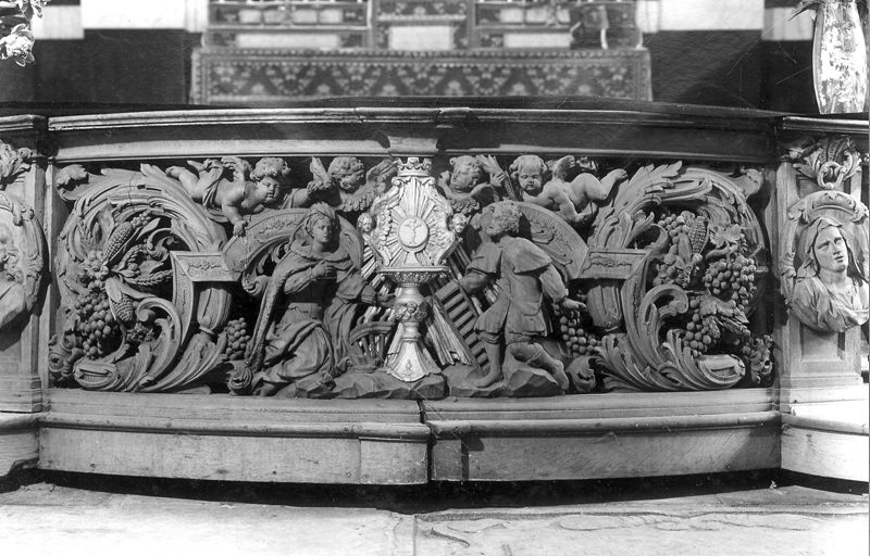 banc de communion / Kerk Sint-Alexius en Catharina[Begijnhof][Mechelen]