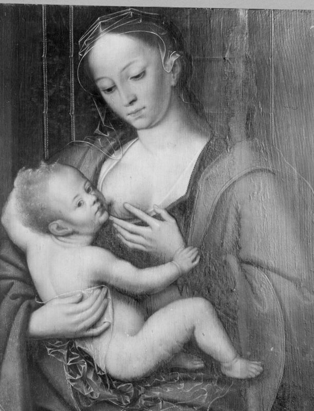 Vierge allaitant l'Enfant