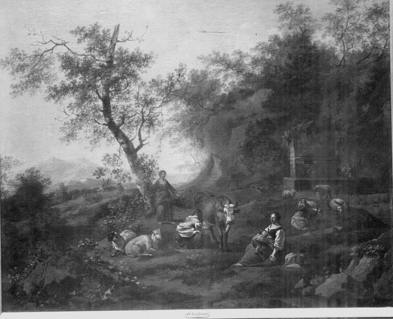 Paysage et bestiaux