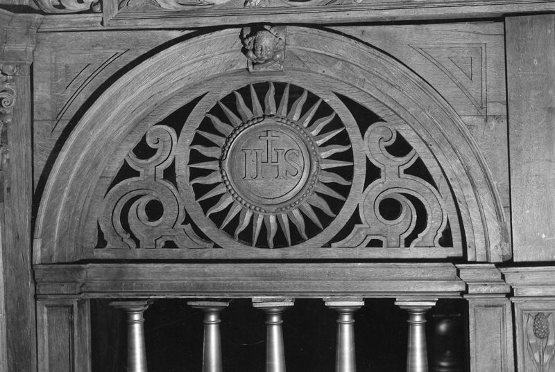 clôture de fonts baptismaux / Kerk O.L.Vrouw[Lebbeke]