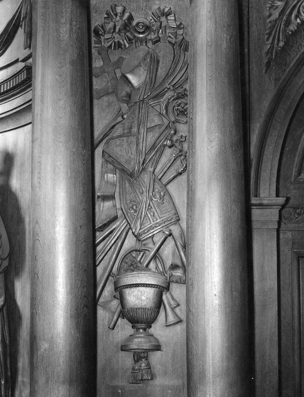 tambour de porte / Kerk O.L.Vrouw[Lebbeke]