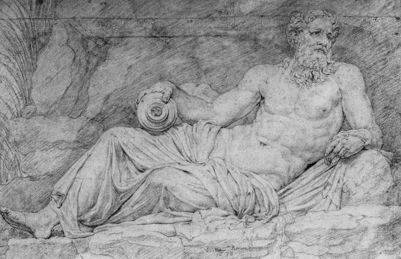 Allegorische voorstelling van de Tiber