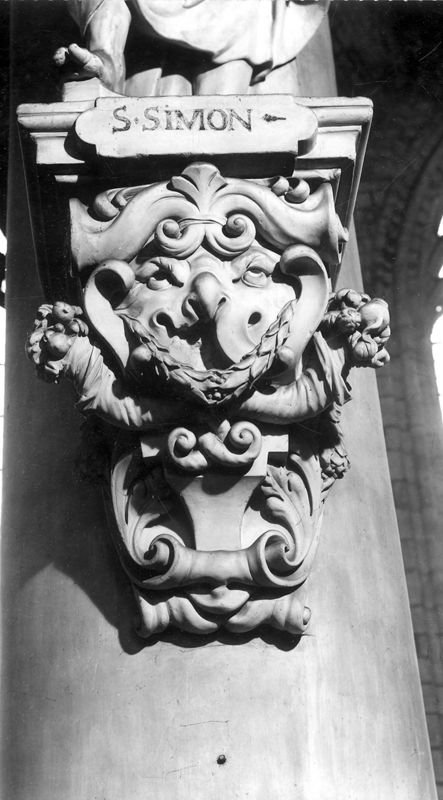 console[élément d'architecture] / Sint-Romboutskathedraal[Mechelen]