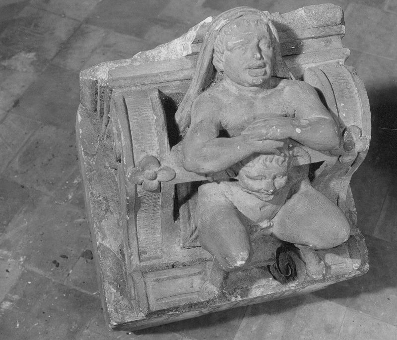 console[élément d'architecture] / Museum Vleeshuis
