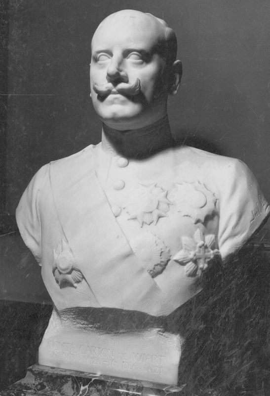 Borsdtbeeld van graaf Henry Carton de Wiart