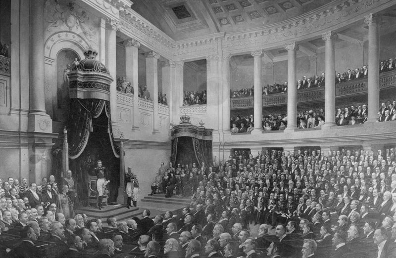 Préstation de serment du roi Albert Ier