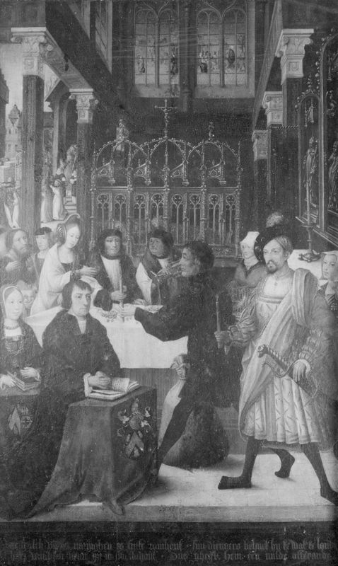 Devotie tot de H. Rumoldus
Legende H. Rumoldus (paneel 25)
