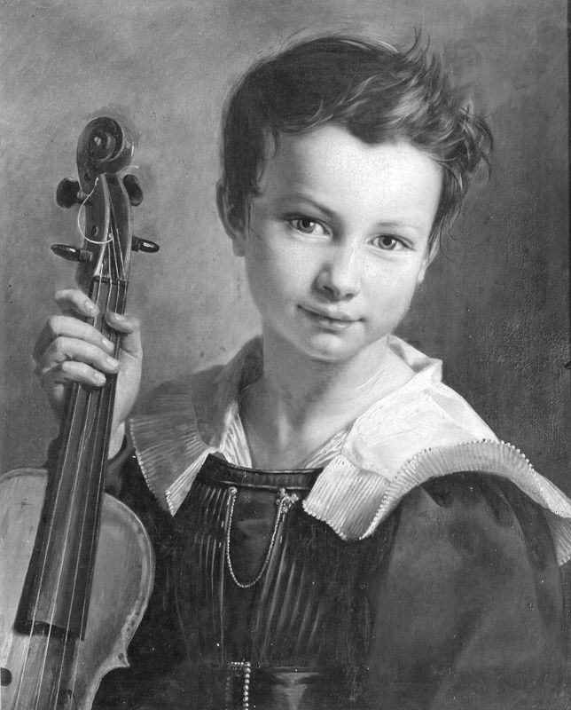 Le violoniste Henri Vieuxtemps, enfant