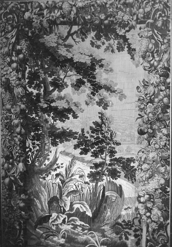 Landschap uit vijfdelig ensemble over het leven van Norbertus van Prémontré