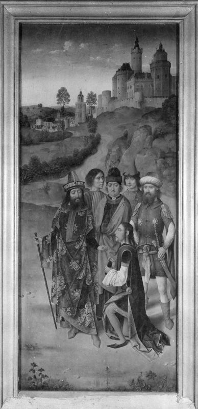 Triptiek met de Marteldood van de Heilige Hippolytus