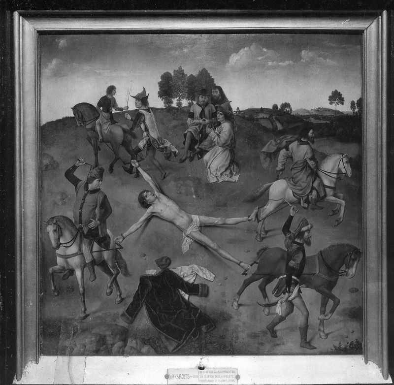 Triptiek met de Marteldood van de Heilige Hippolytus