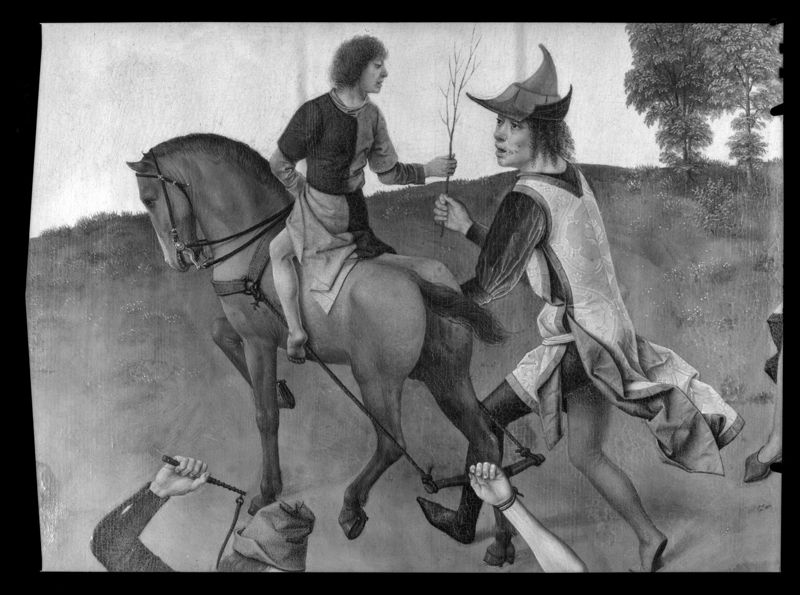 Triptiek met de Marteldood van de Heilige Hippolytus