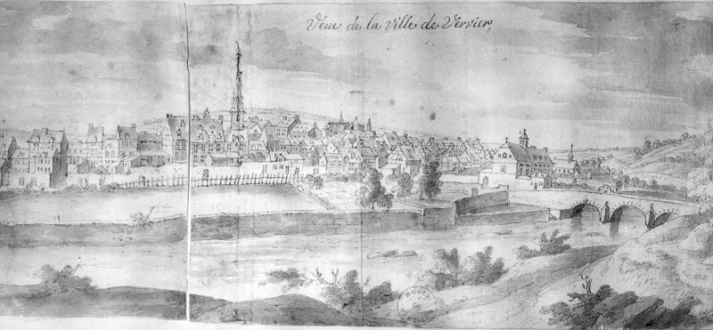 Panorama de la ville de Verviers