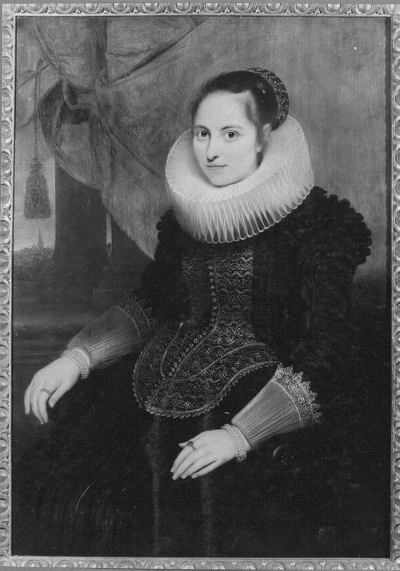 Portret van Maria Van Ghinderdeuren, echtgenote Joris Vekemans
