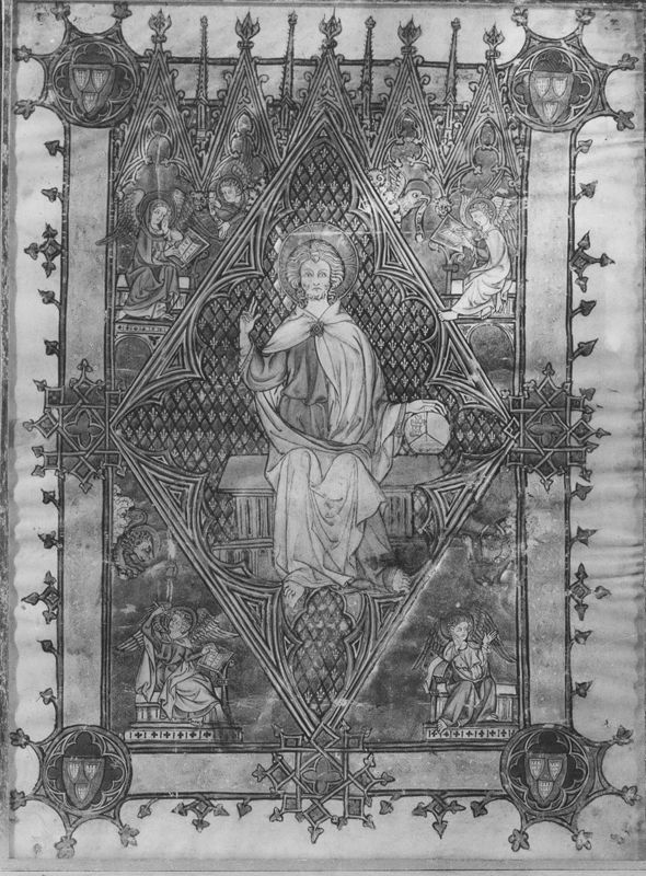 Christus Zaligmaker (fragment uit een missaal)