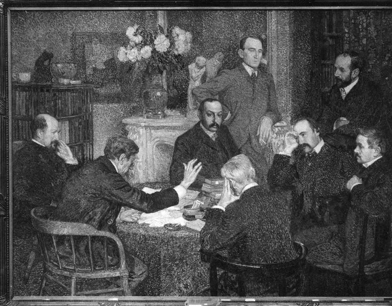 De lezing door Emile Verhaeren