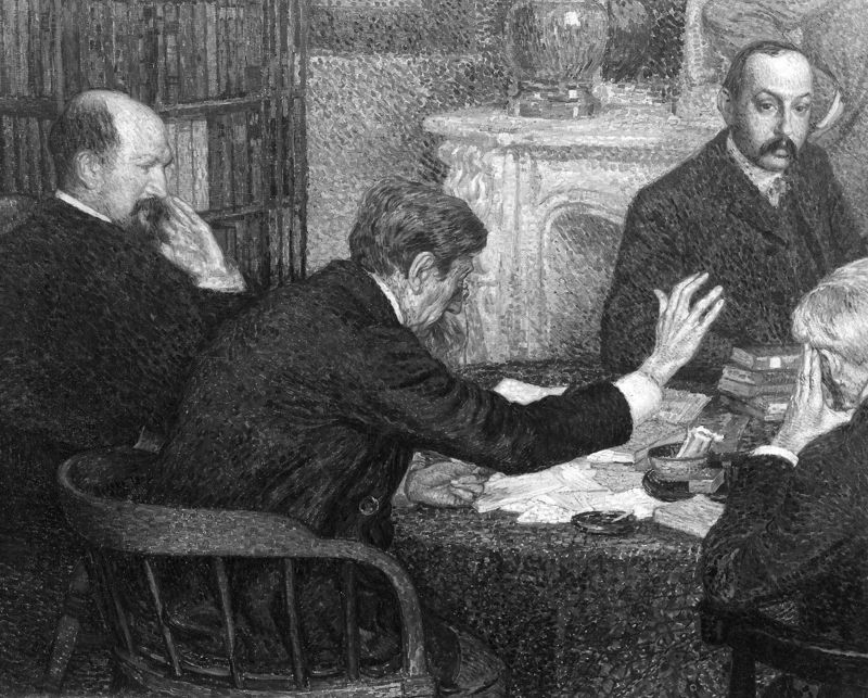 De lezing door Emile Verhaeren