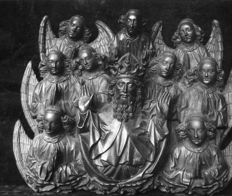 Dieu le Père entouré d'anges