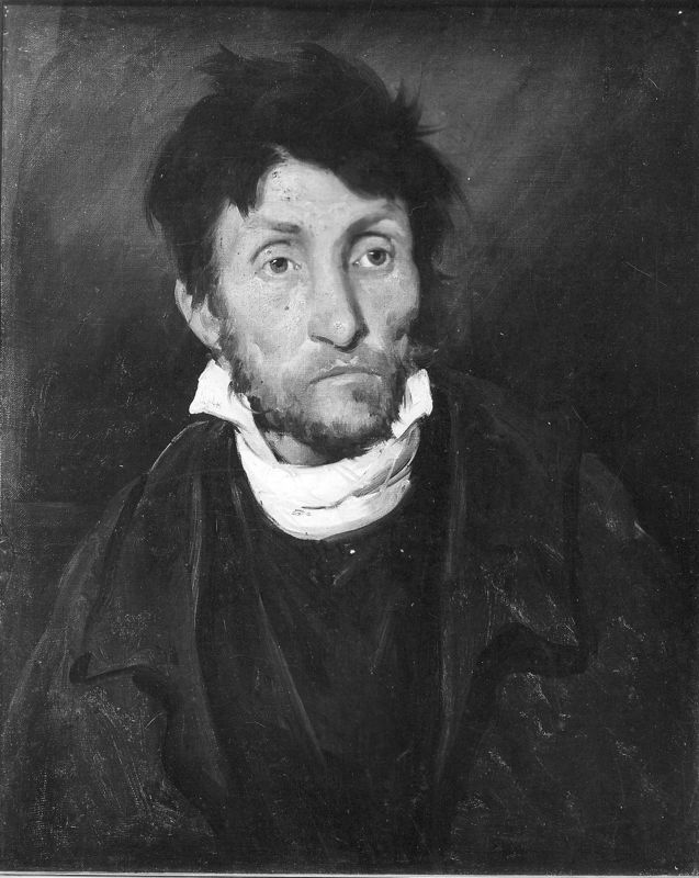 De waanzinnige moordenaar
Portret van een kleptomaan1791
