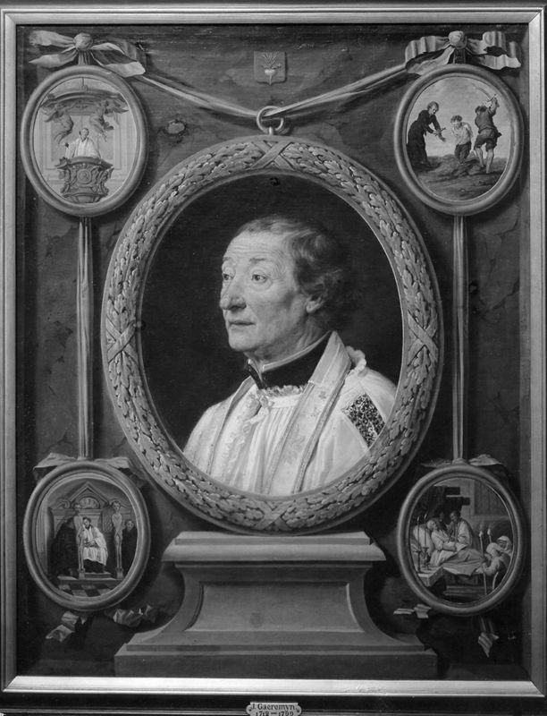 Portret van priester J.B. Raepsaet
