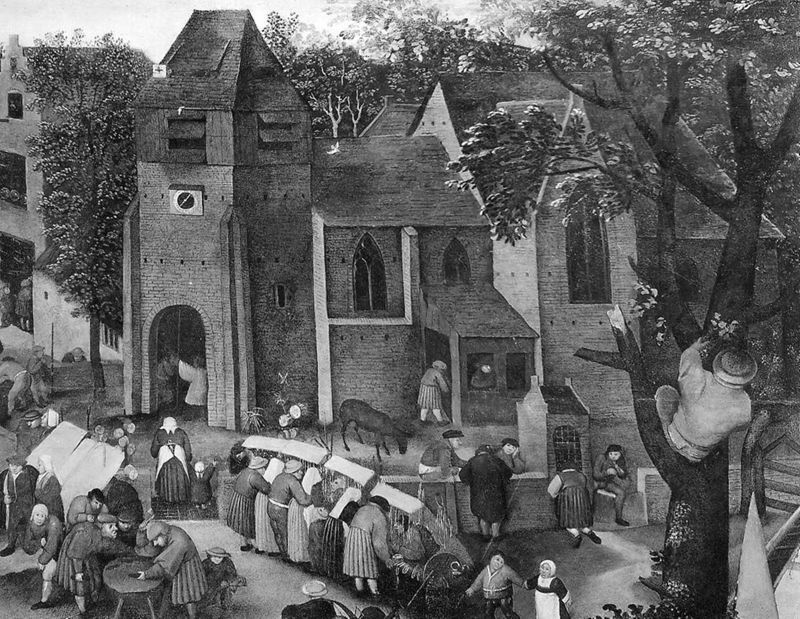 Kermesse avec théatre et procession