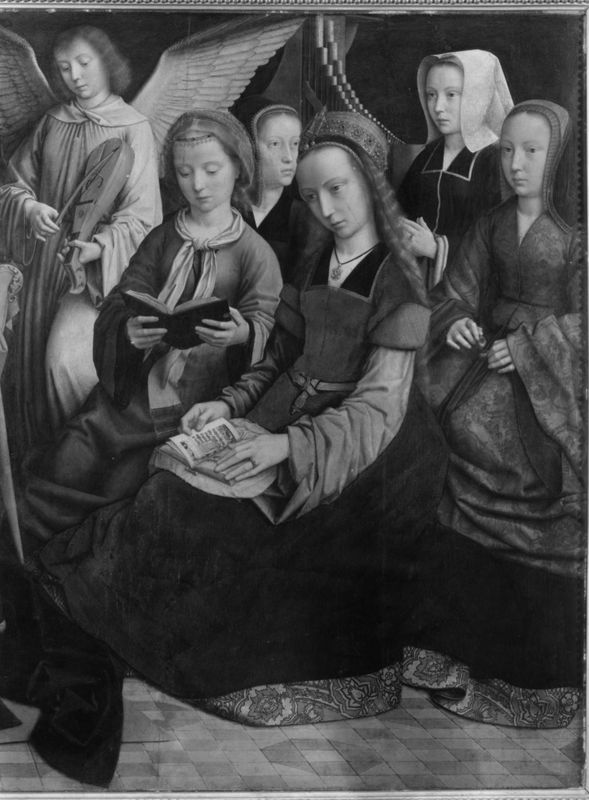 La Vierge et l'Enfant parmi les Vierges