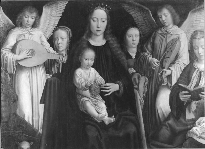 La Vierge et l'Enfant parmi les Vierges