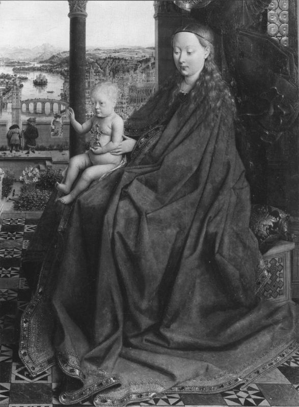 Vierge à l'Enfant avec le Chancelier Rolin