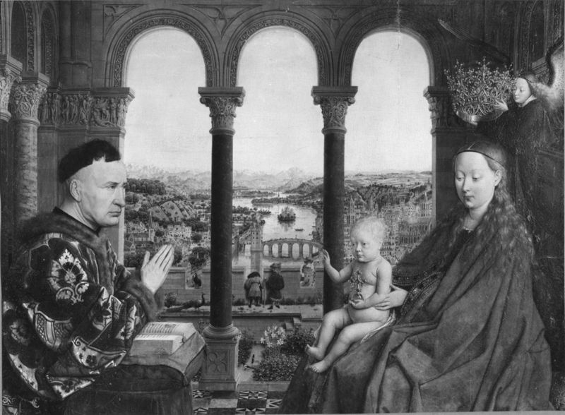 Vierge à l'Enfant avec le Chancelier Rolin