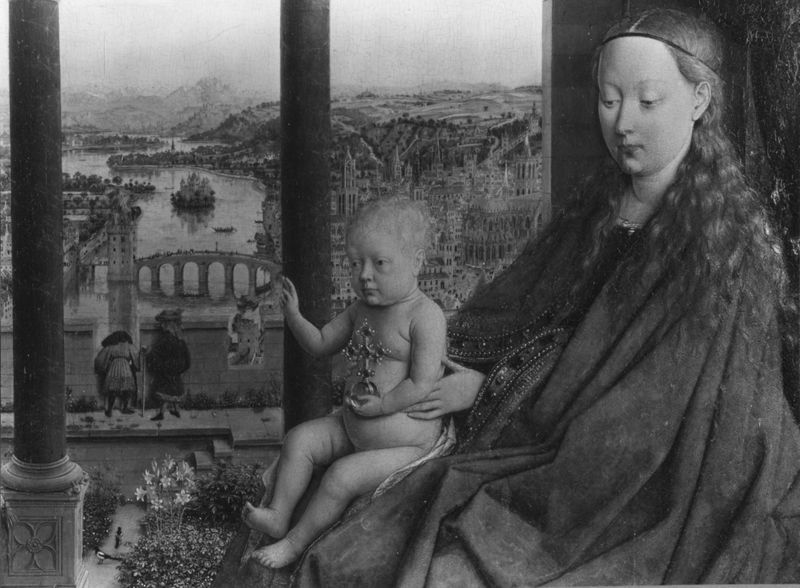 Vierge à l'Enfant avec le Chancelier Rolin